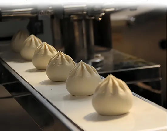 Macchina automatica per la produzione di panini ripieni ripieni al vapore Baozi