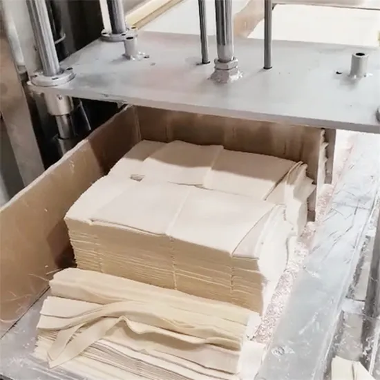 Macchinari per la produzione di involucri per ravioli nel settore alimentare, macchina per la produzione di fogli di pasta per wonton, macchina per il taglio di fogli di pasta rotondi o quadrati, prezzo
