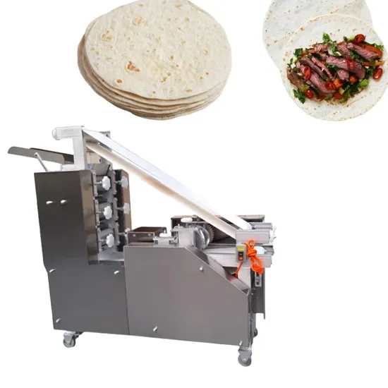 Macchina automatica per la produzione di ravioli, empanadas, pizza, wonton, impasto, involucro, gyoza e tortilla.