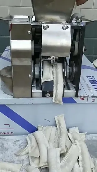 Piccola macchina elettrica per la produzione di ravioli, in vendita, automatica commerciale per gyoza/empanada samosa momo maker